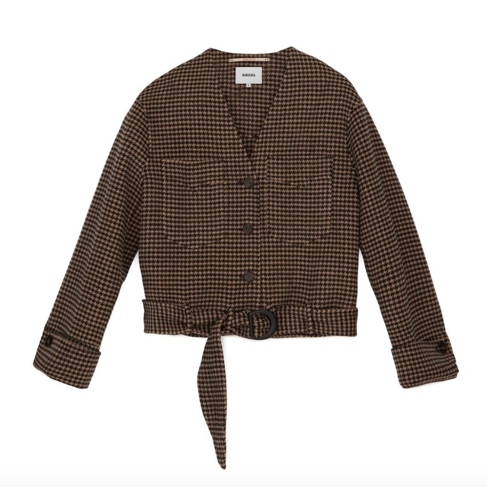 Nanushka Cropped Iman Jacket